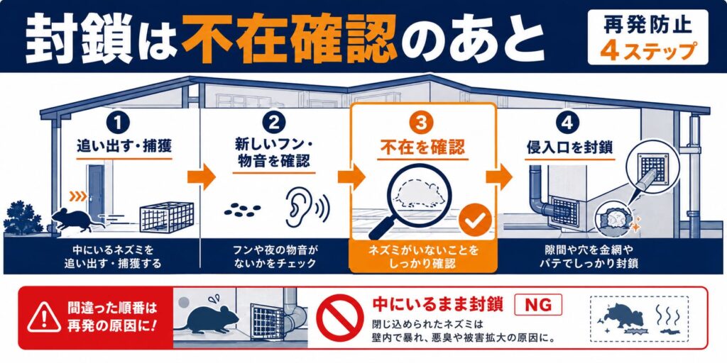 ふんが繰り返し見つかる原因と再発防止策