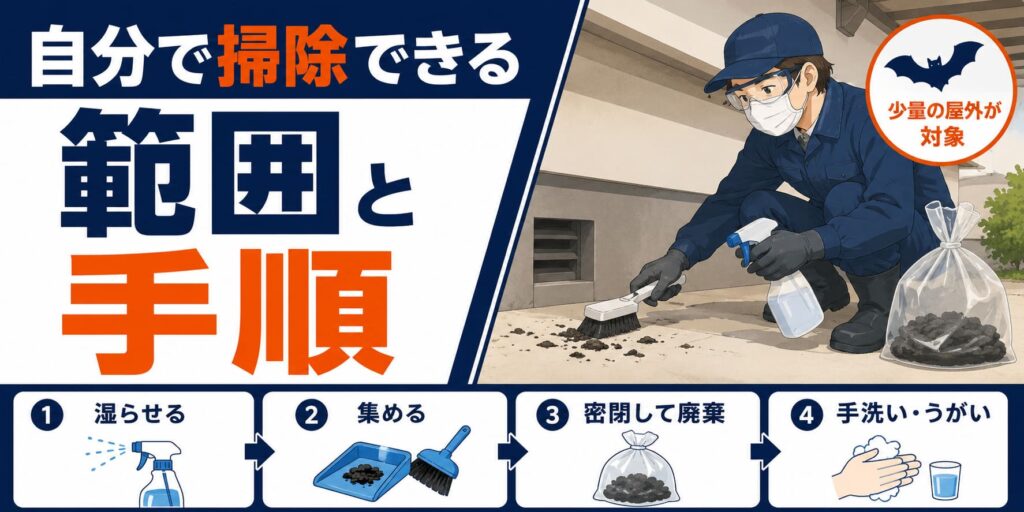 自分で掃除できる範囲と手順
