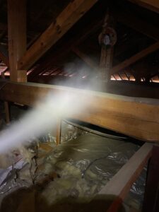 三次市M様邸　ネズミ、イタチ対策施工